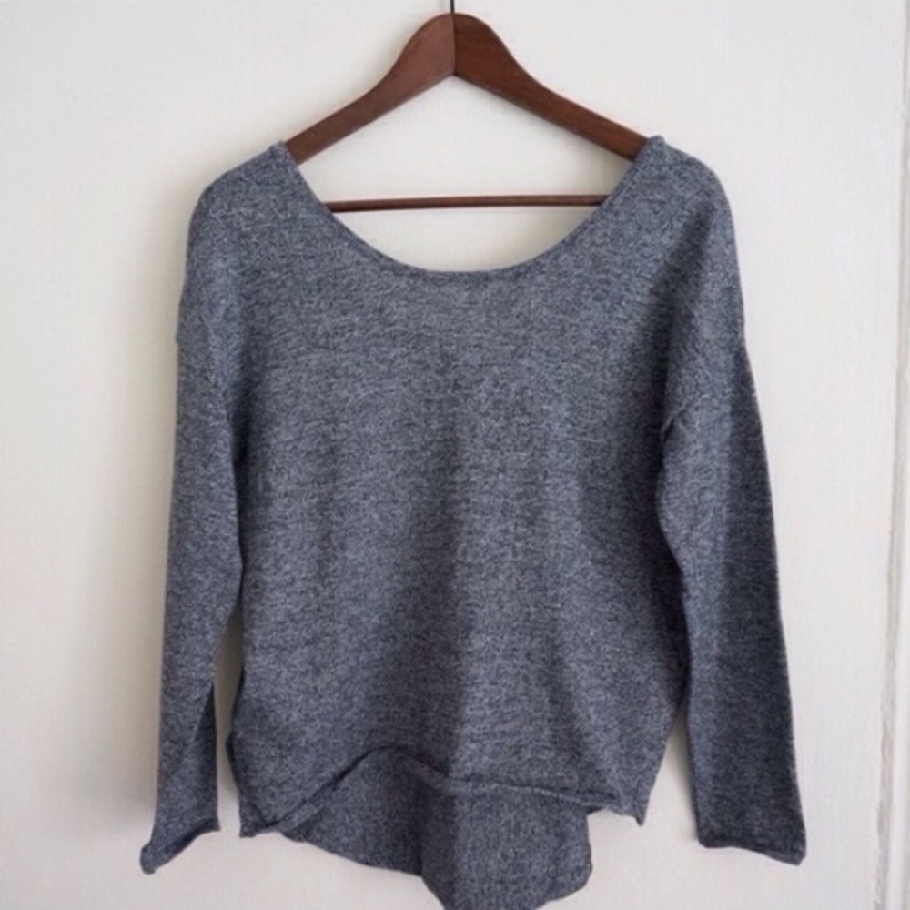 BCBG Heather Gray Top